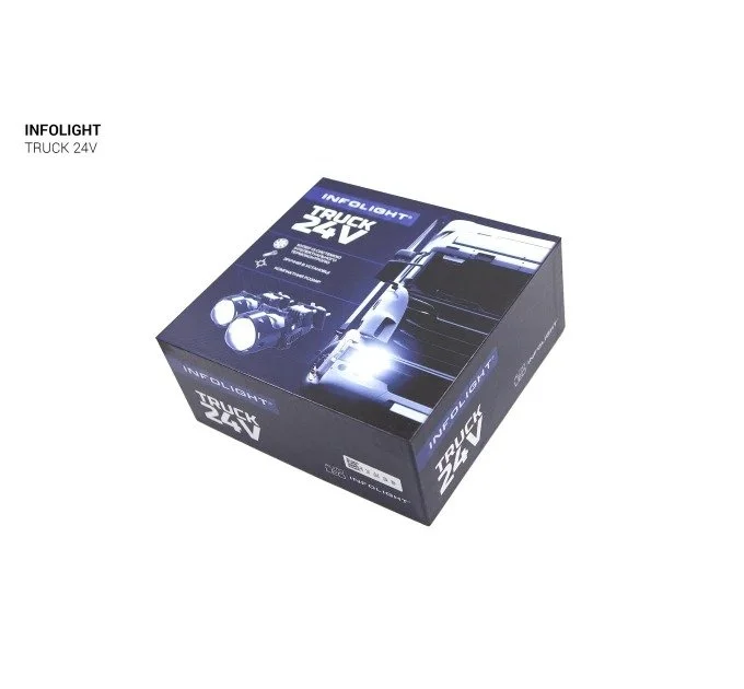 Світлодіодні лінзи Bi-LED Infolight Truck Lense 24V, фото №8
