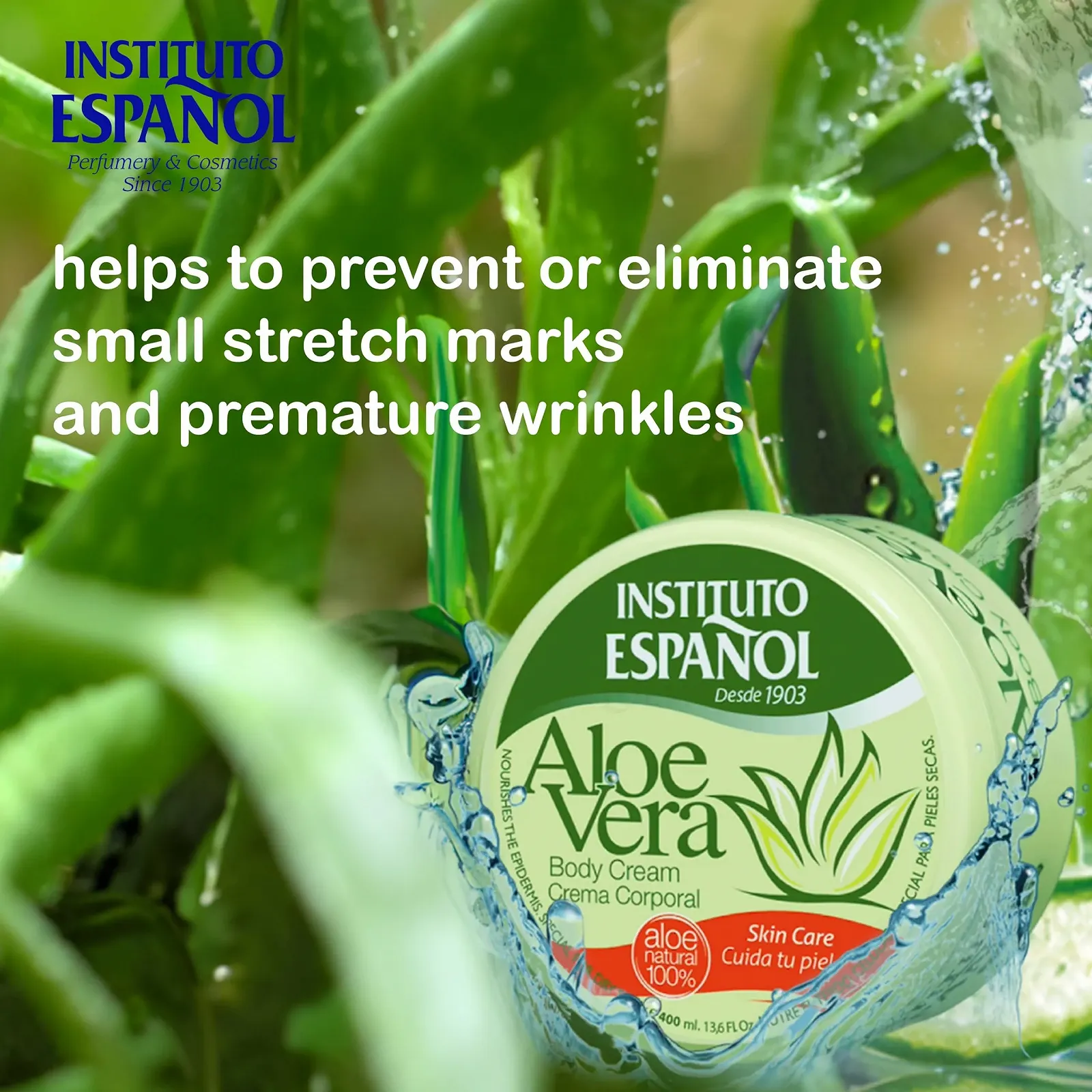 Крем Instituto Español Aloe Vera Зволожуючий для тіла, рук, ніг для сухої шкіри 800 мл, фото №3 Крем Instituto Español Aloe Vera Зволожуючий для тіла, рук, ніг для сухої шкіри 800 мл, фото №3