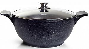 Каструля Fissman Grande 7.7л з антипригарним покриттям TouchStoneForte - Фото 1