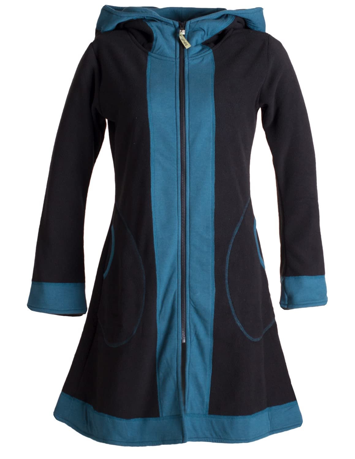 Пальто Vishes Мягкий эко-флис для переходного периода с большими контрастными карманами, фото №1 Пальто Vishes Мягкий эко-флис для переходного периода с большими контрастными карманами, фото №1