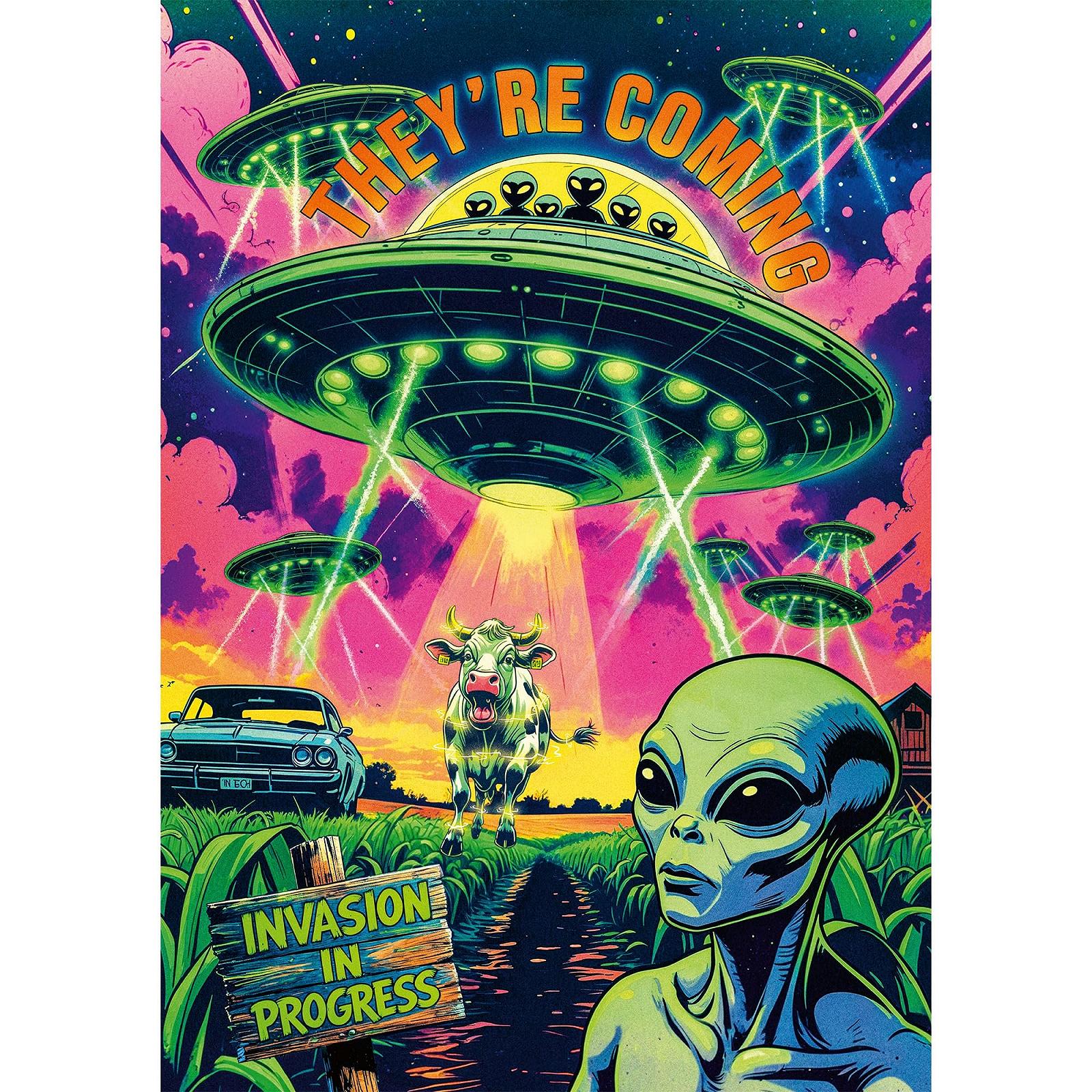 Пазл Trefl Premium Plus Quality Hall of Horror UFO 1000 деталей, фото №2