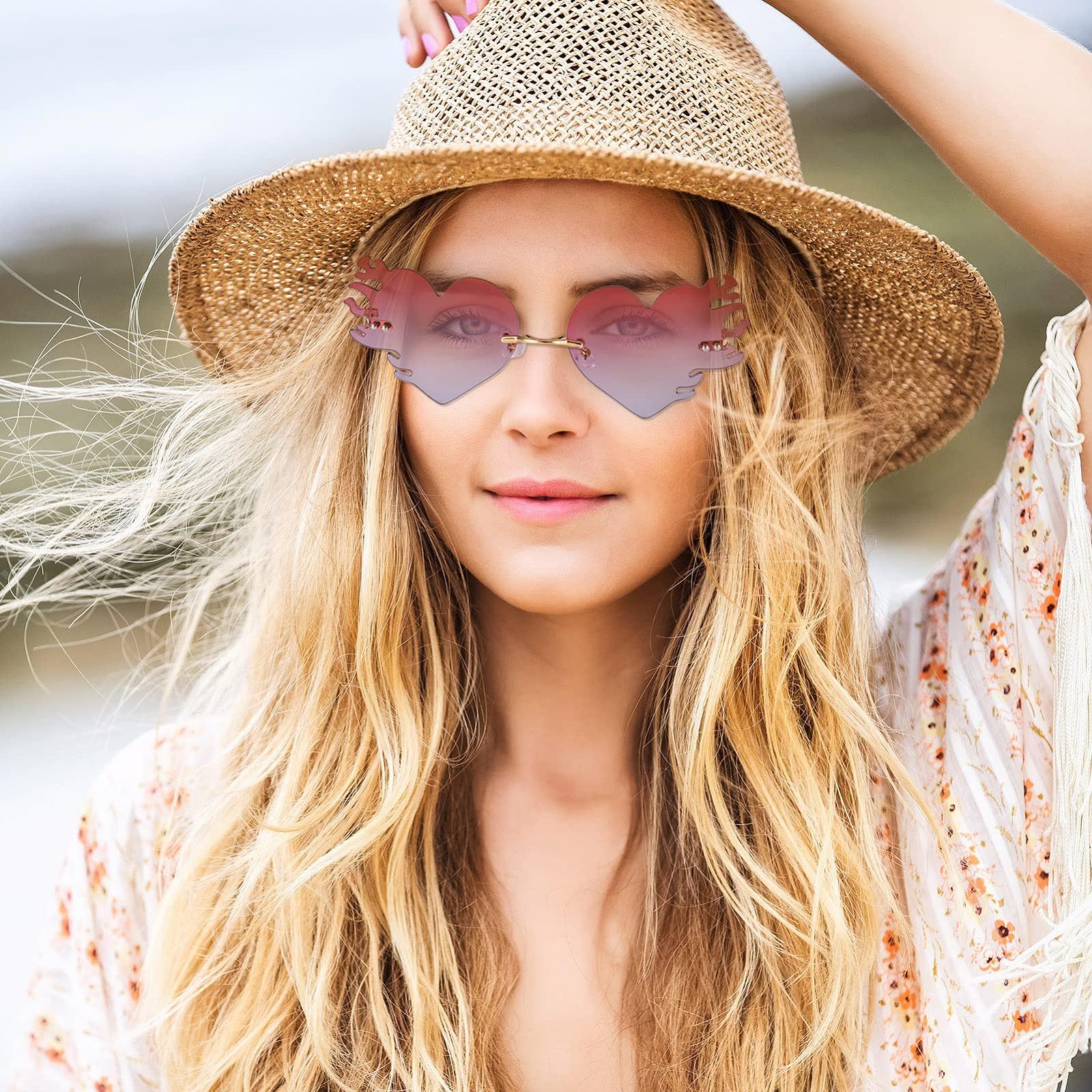 Сонцезахисні окуляри Серце AUXSOUL Рожеве золото Оправа (2 кольори), фото №5 Сонцезахисні окуляри Серце AUXSOUL Рожеве золото Оправа (2 кольори), фото №5
