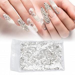 Набор страз для ногтей, блестящие уникальные прозрачные кристаллы с плоской задней стенкой для ногтей, макияжа synthetic.ua - Фото 1