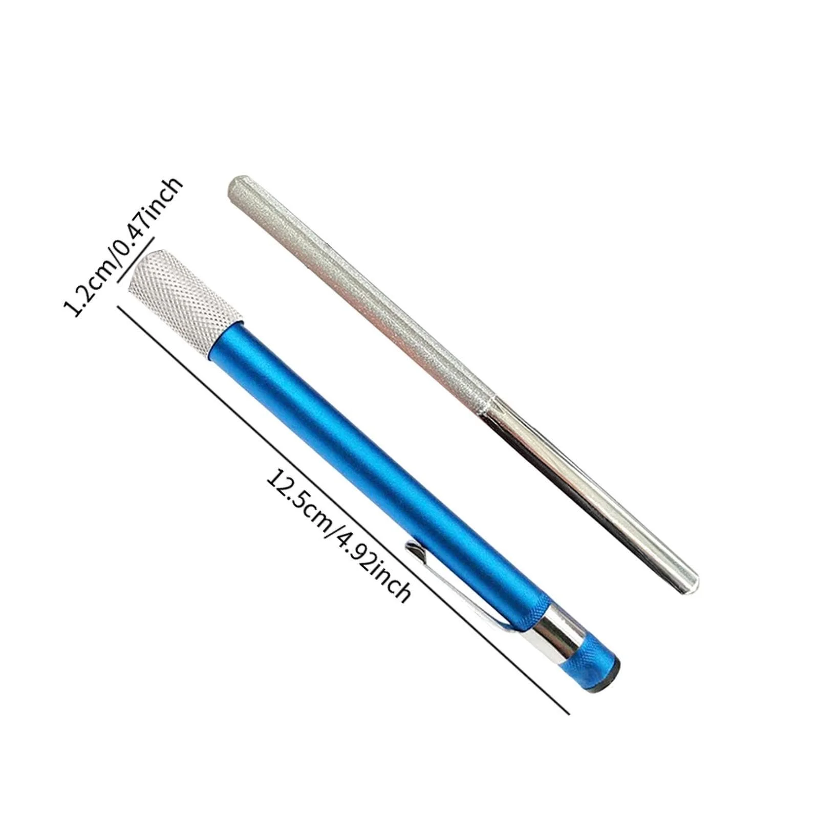 Стрижень для заточування ножів Milageto алмазний портативний Блакитний, фото №3 Стрижень для заточування ножів Milageto алмазний портативний Блакитний, фото №3