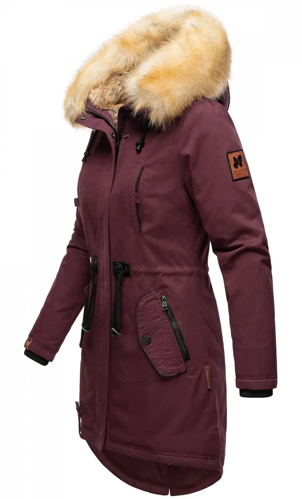 Жіноча зимова куртка Navahoo B660, довга парка з штучним хутром, фото №3 Жіноча зимова куртка Navahoo B660, довга парка з штучним хутром, фото №3