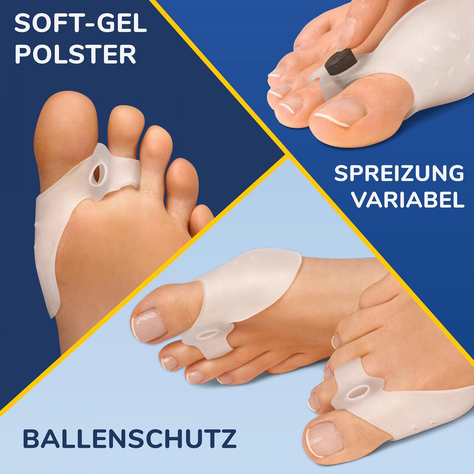 Разделитель для большого пальца стопы для коррекции Hallux Valgus, 6 шт., фото №5 Разделитель для большого пальца стопы для коррекции Hallux Valgus, 6 шт., фото №5