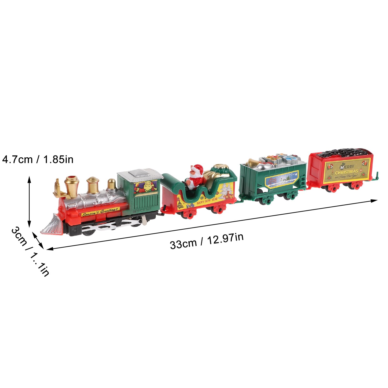 Іграшка Toddmomy Mini Train Electric Railway Toy with Music and Light, фото №4