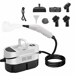 Купити Пароочисник ручний 2500 W 1200 мл 4.5 Bar з 8 аксесуарами та сенсорним екраном - Фото 1 Пароочисник ручний 2500 W 1200 мл 4.5 Bar з 8 аксесуарами та сенсорним екраном - Фото 1