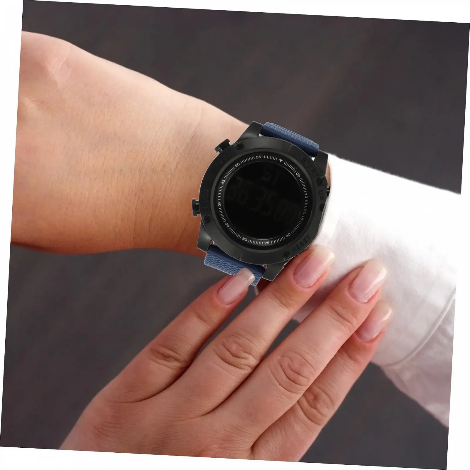 Цифровые Часы Healvian Спортивные Водонепроницаемые с Люминесцентным Дисплеем, фото №7