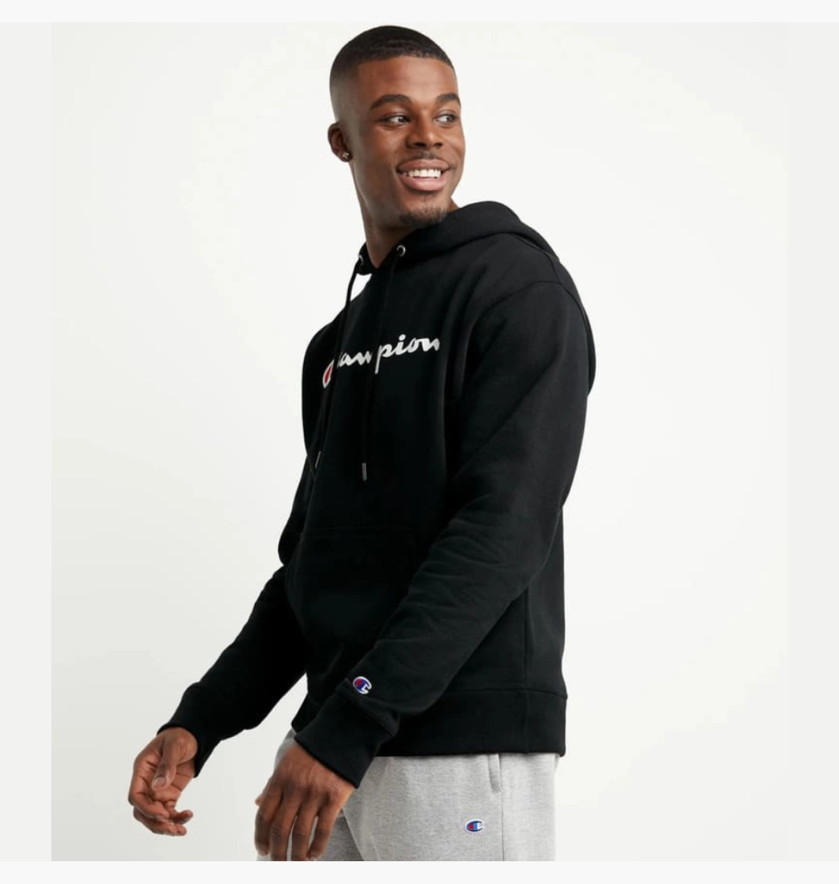 Джемпер Champion Powerblend Fleece Hoodie Script Logo L, фото №2