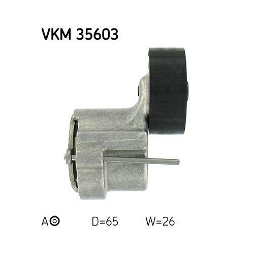 Натягувач поліклинового ременя SKF VKM 35603 для ALFA ROMEO FIAT LANCIA OPEL, фото №3