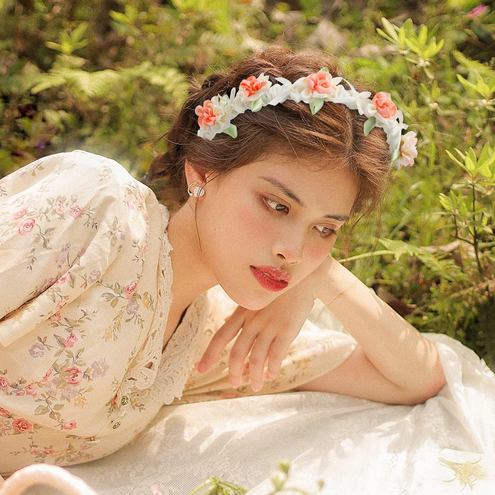 Обруч для волосся HENGBIRD Квітка Жасмин, фото №7