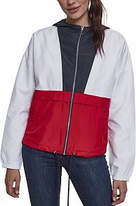 Куртка переходная Urban Classics Женская 3-х цветная Oversize ветровка, Легкая уличная куртка, Цветной блок - Фото 1