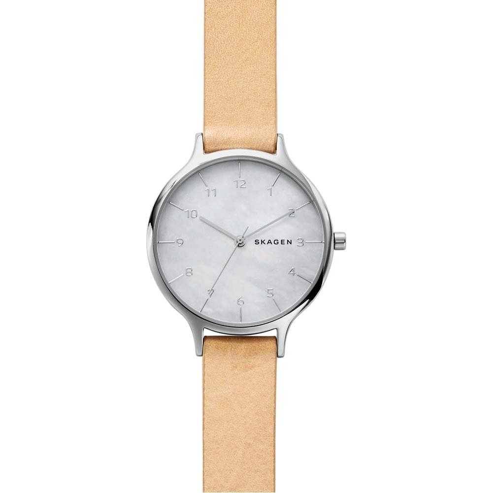 Женские Аналоговые Кварцевые Часы Skagen SKW2634 с Кожаным Ремешком, фото №2 Женские Аналоговые Кварцевые Часы Skagen SKW2634 с Кожаным Ремешком, фото №2