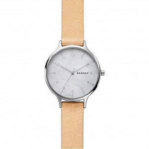 Женские Аналоговые Кварцевые Часы Skagen SKW2634 с Кожаным Ремешком synthetic.ua - Фото 1