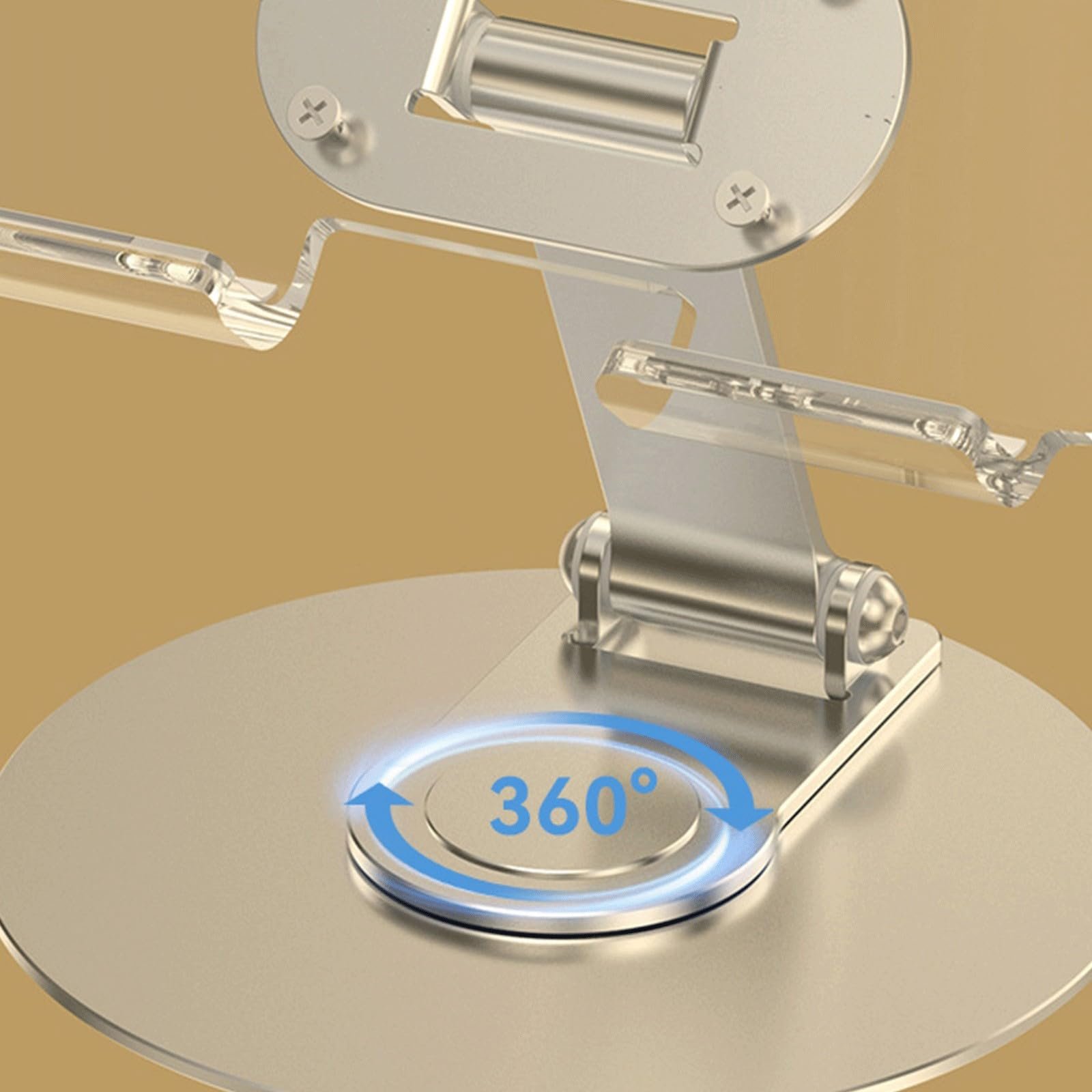 Підставка для ноутбука Портативна Складна Обертання на 360 градусів Охолоджуюча, фото №7