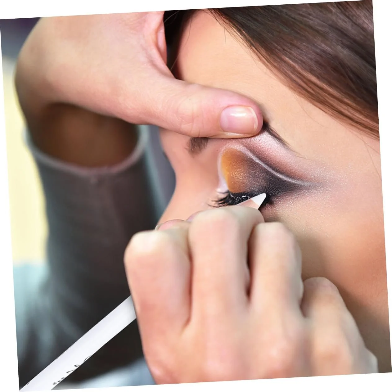 Олівець для очей minkissy білий блискучий, фото №4