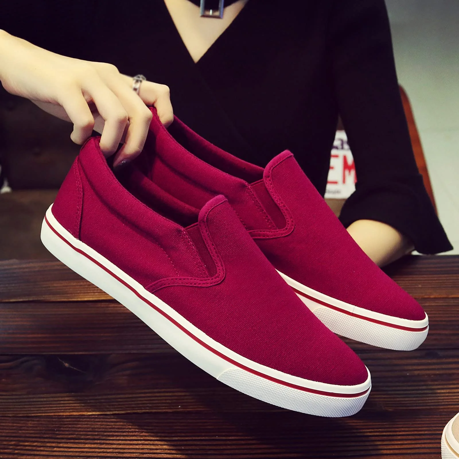 Мужские Слипоны Generic Текстильные, фото №3