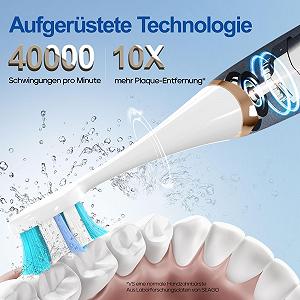 Електрична зубна щітка Seago Sonic SG2753 5 режимів Blue synthetic.ua - Фото 1