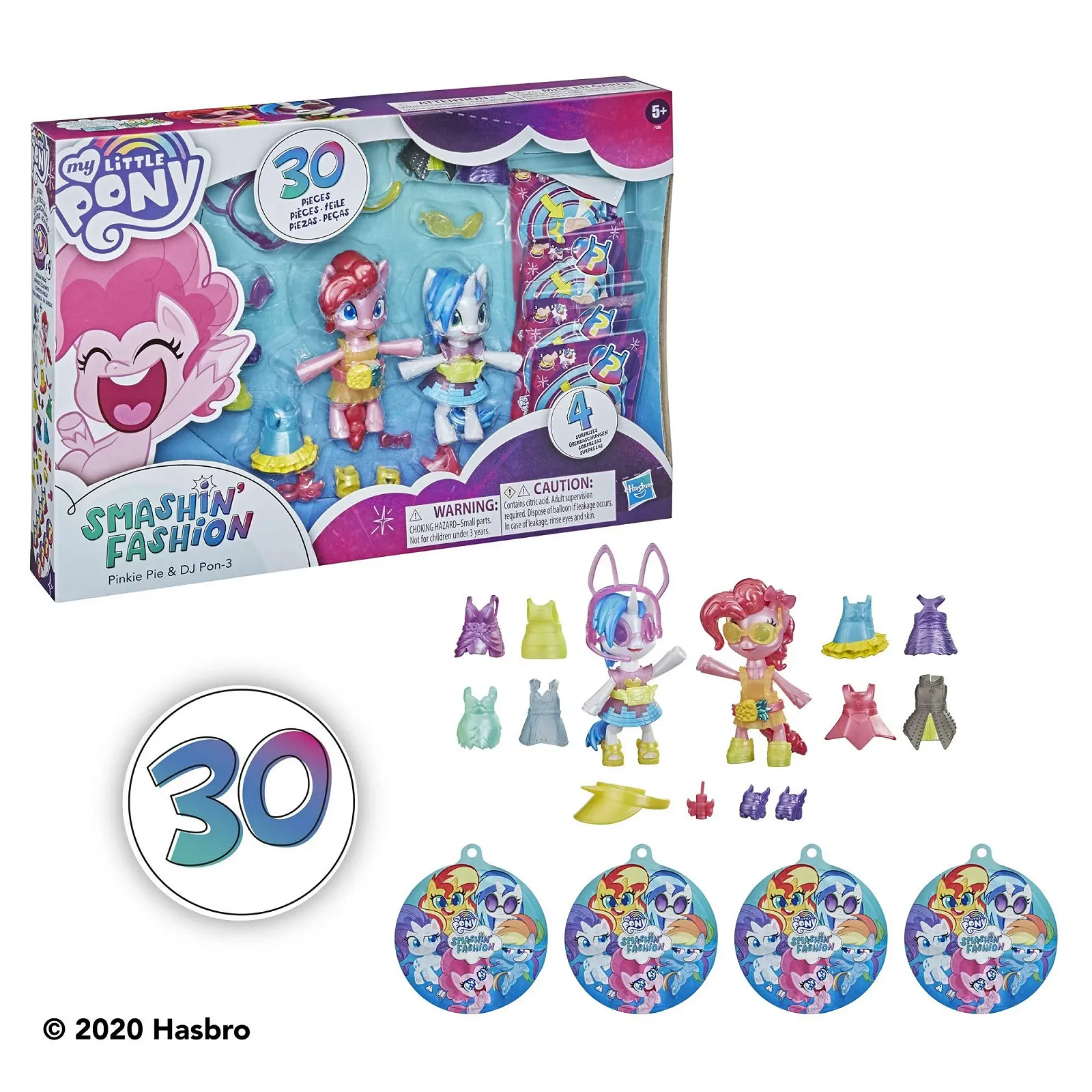 Набор-игрушка My Little Pony Smashin’ Fashion Party 2 Pinkie Pie и DJ Pon-3 30 штук, фото №4 Набор-игрушка My Little Pony Smashin’ Fashion Party 2 Pinkie Pie и DJ Pon-3 30 штук, фото №4