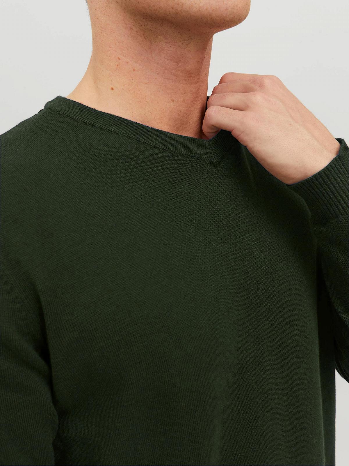 Джемпер з V-подібним вирізом JACK & JONES, фото №3