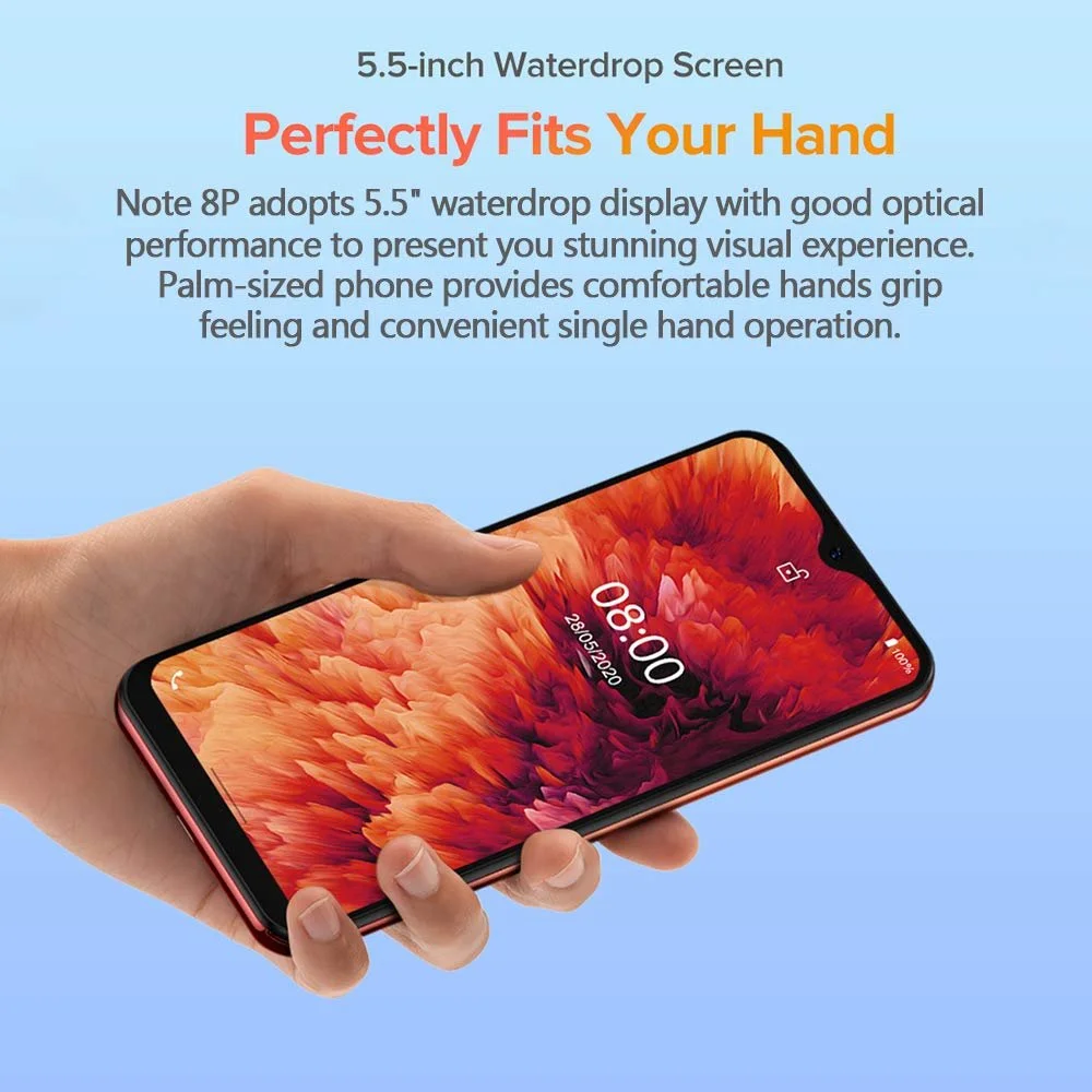 Смартфон Ulefone Note 8P 2/16GB 4G LTE Dual SIM 5.5" Android 10 Go, фото №4