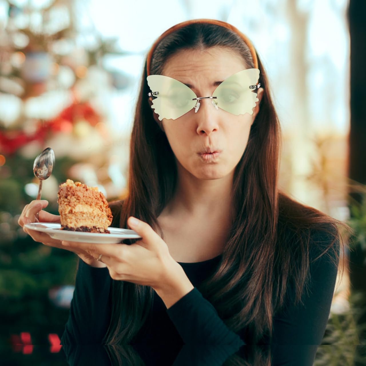 Сонцезахисні Окуляри CALLARON Без Оправи Крило Фіолетовий, фото №8