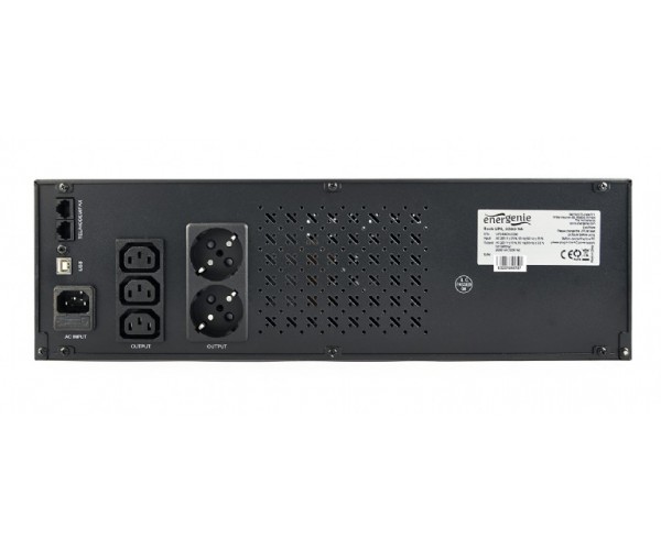 Джерело безперебійного живлення EnerGenie UPS-RACK-2000 2000VA, фото №4