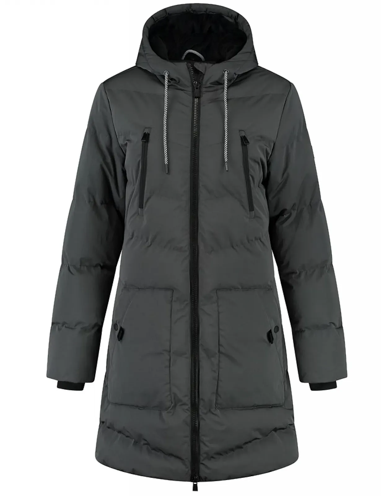 Женское зимнее пальто Kjelvik стеганое с капюшоном, фото №1