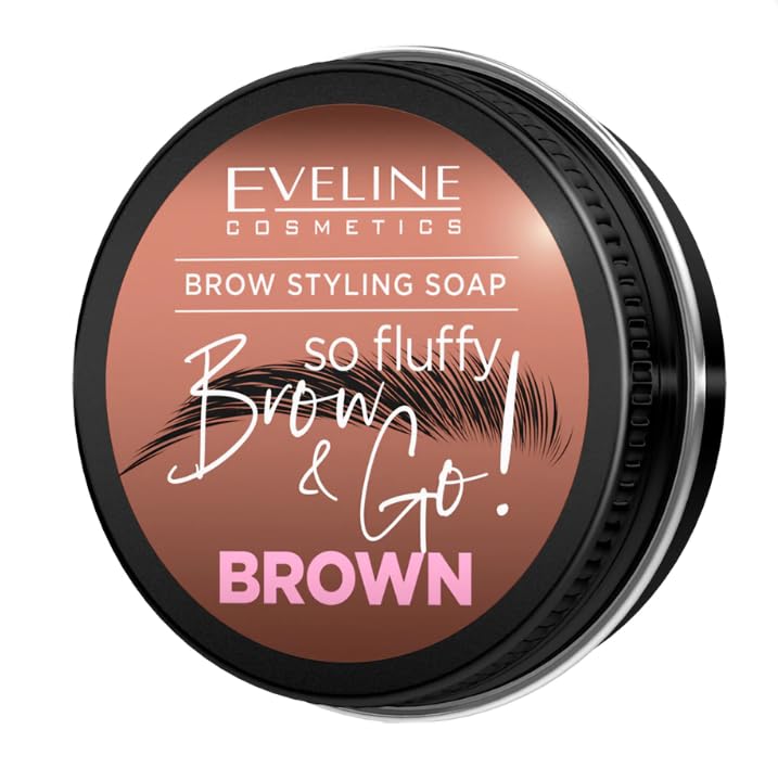 Мило для брів Eveline Brow&Go So Fluffy Гелева формула, Повні та чіткі брови - Веганське, 1 x 25 г, фото №1