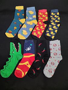 Бокс шкарпеток приколів із принтами «З принтами» 8 шт synthetic.ua - Фото 1