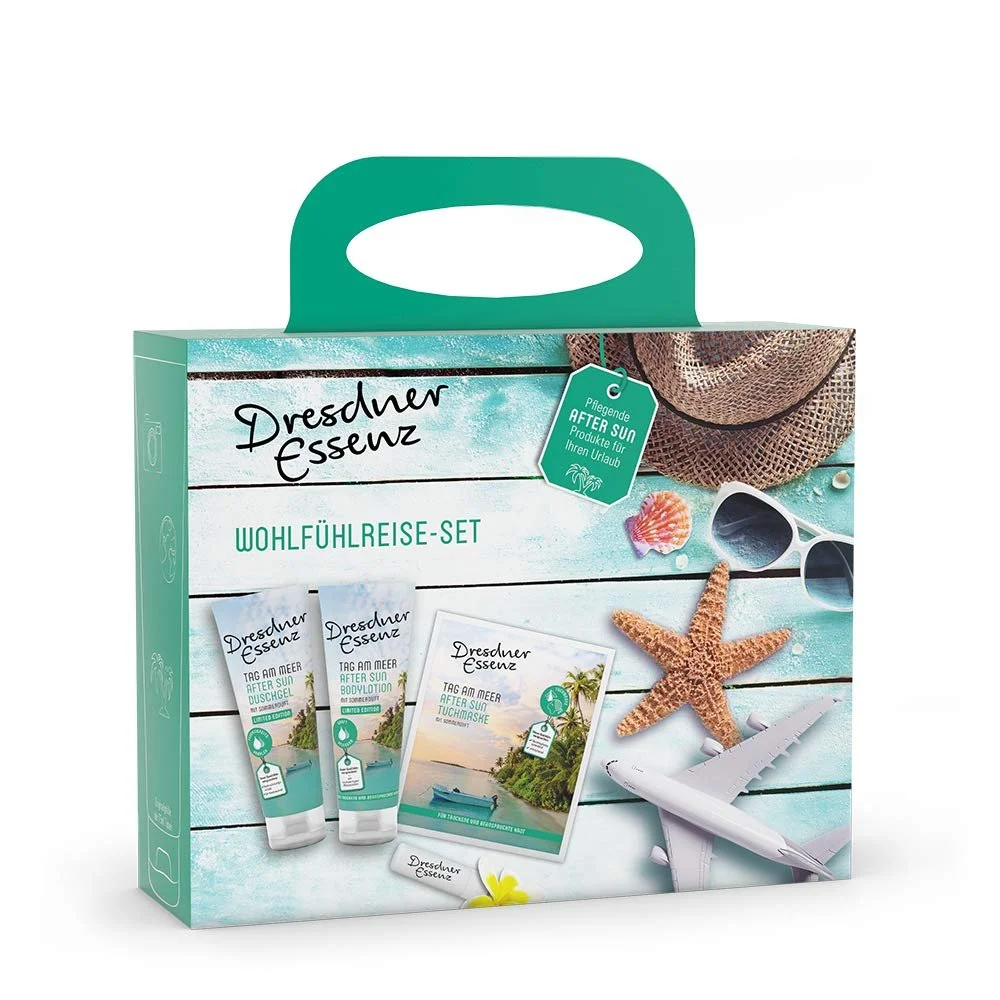 Подарунковий набір Dresdner Essenz "Feel-Good Travel Set" After Sun, фото №1