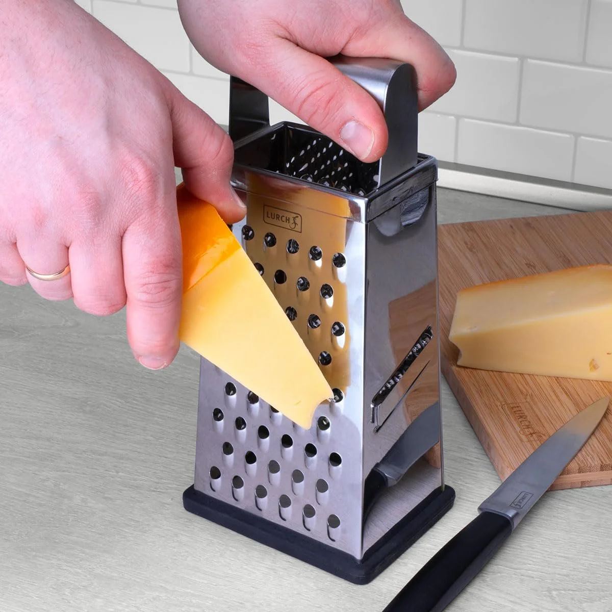 Терка Квадратная Lurch Нержавеющая сталь Серебряный, фото №8