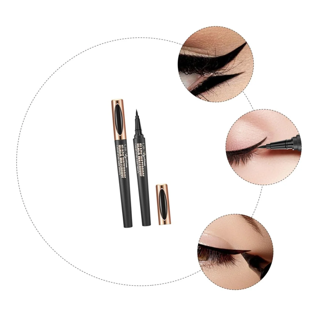 Гель-Подводка Angoily для глаз водостойкая Стойкий, фото №5