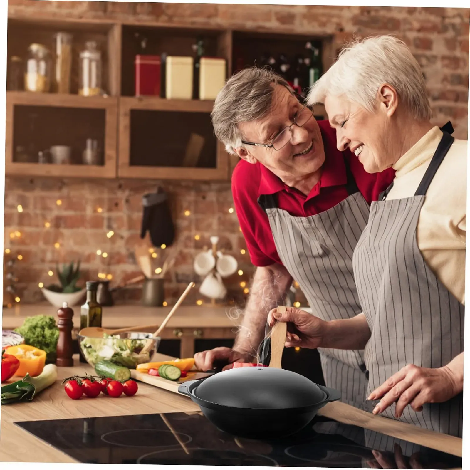 Кастрюля Aluminium Casserole с крышкой алюминиевая антипригарная, фото №4 Кастрюля Aluminium Casserole с крышкой алюминиевая антипригарная, фото №4