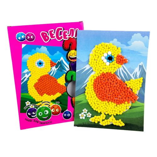 Набор для творчества Веселые помпоны цыпленок укр [tsi187106-TSI], фото №1