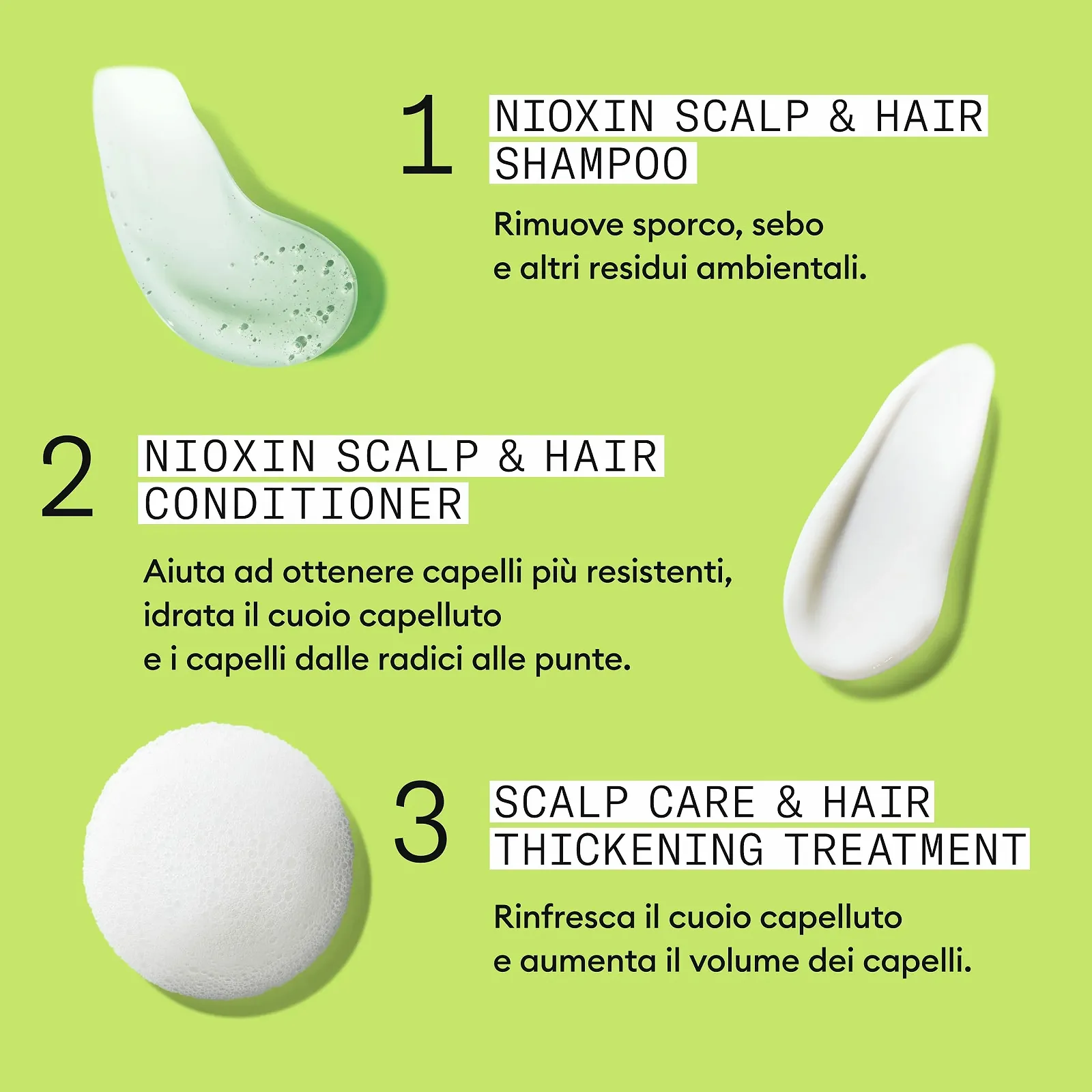 Набір для потовщення волосся Nioxin System 2 Three Phase Set, для натурального волосся з прогресуючим витонченням, фото №9 Набір для потовщення волосся Nioxin System 2 Three Phase Set, для натурального волосся з прогресуючим витонченням, фото №9