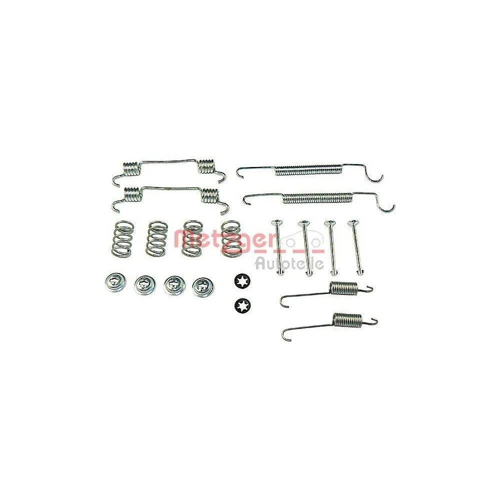 Комплект аксесуарів, гальмівні колодки METZGER 105-0873 задня вісь, фото №1 Комплект аксесуарів, гальмівні колодки METZGER 105-0873 задня вісь, фото №1