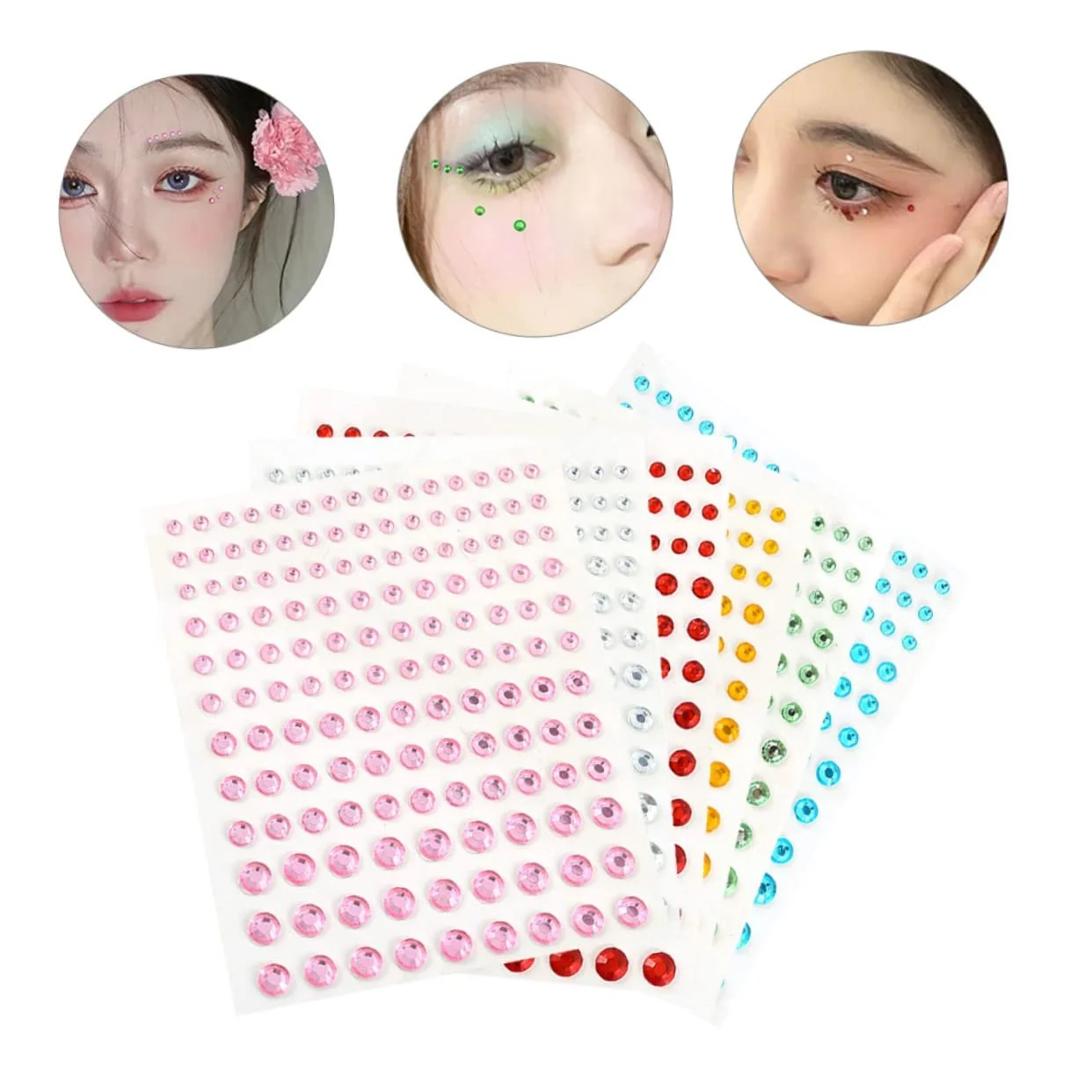 Самоклеючі кристали FRCOLOR 12 аркушів Різнокольорові, фото №7