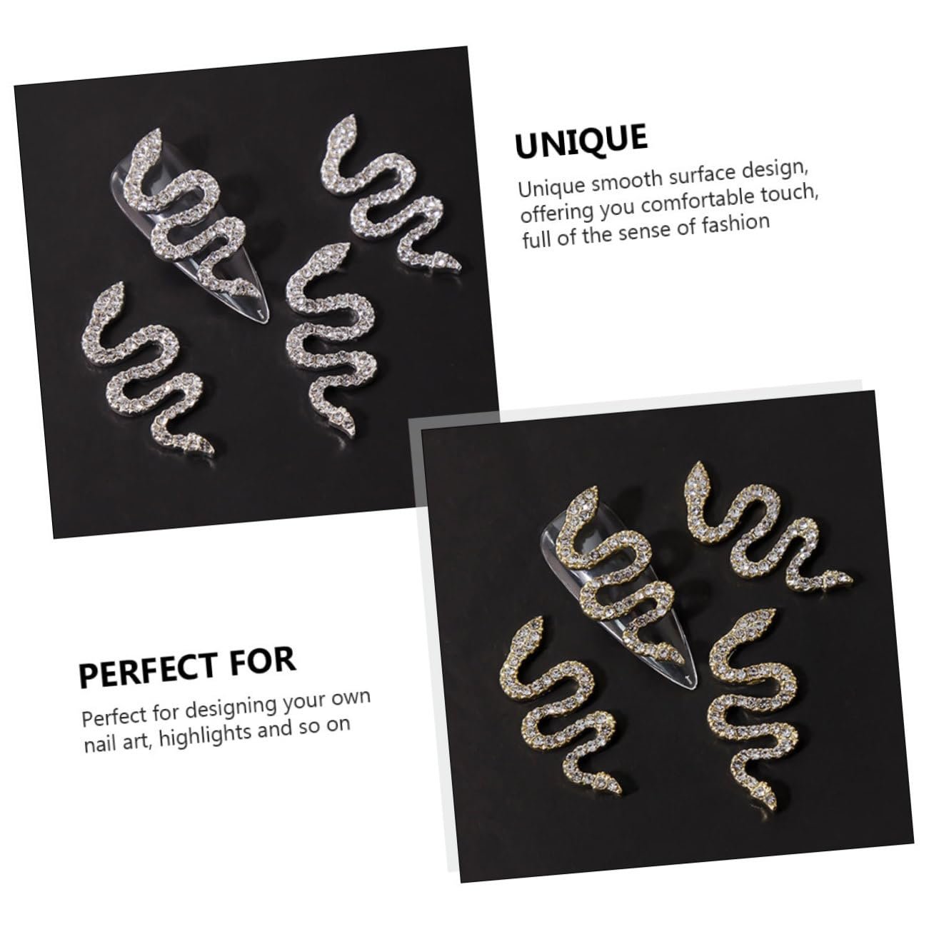 Украшение для ногтей MERRYHAPY 4 шт. для DIY маникюра, декор, аксессуар шик, фото №2