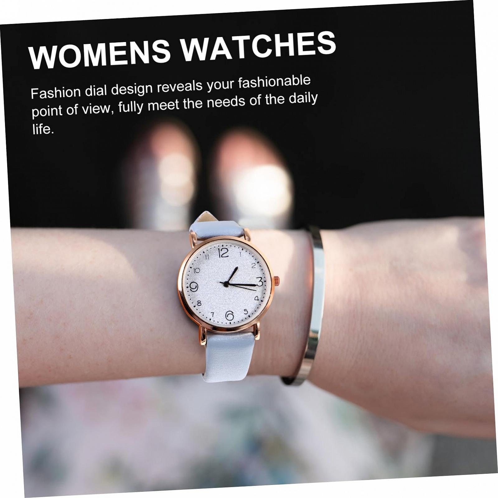 Годинник Healvian з регульованим дизайном, шкіряний ремінець, фото №4