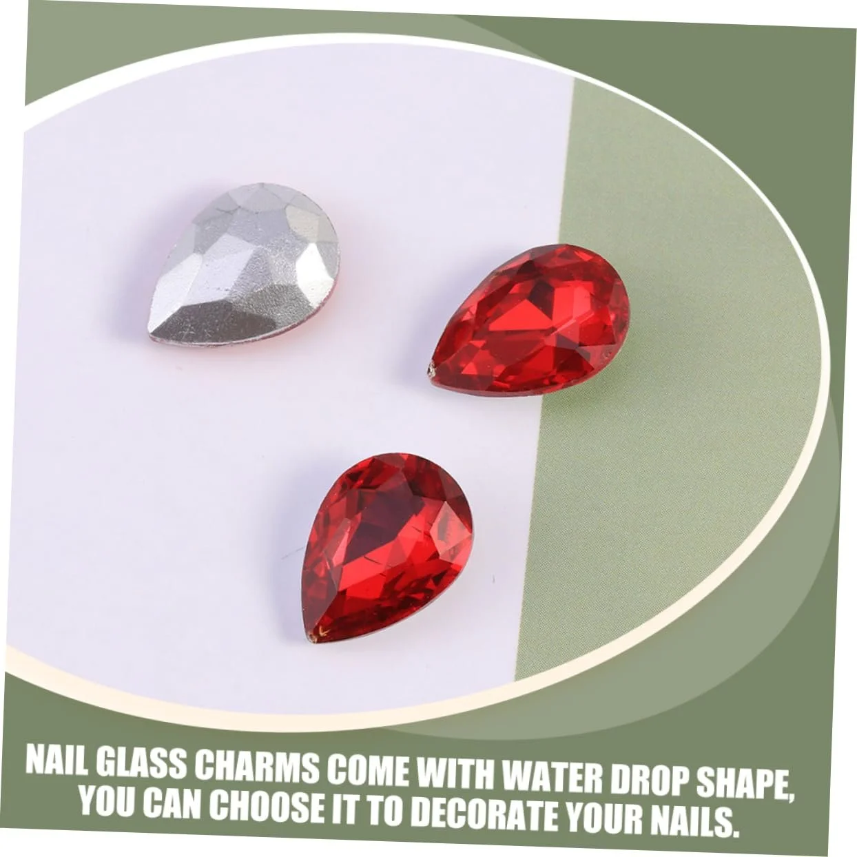 Стеклянные стразы для маникюра 150 шт, фото №2