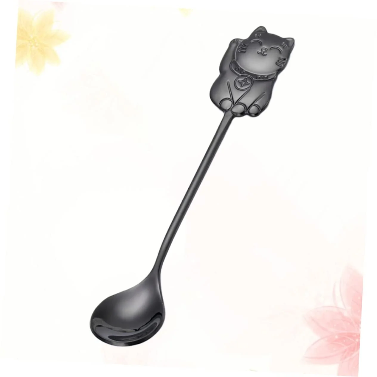 Ложка-мішалка HEMOTON з нержавіючої сталі 304 Lucky Cat, тематика тварин, фото №6 Ложка-мішалка HEMOTON з нержавіючої сталі 304 Lucky Cat, тематика тварин, фото №6