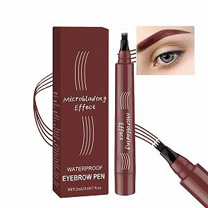 Олівець Microblading водонепроникний 4-наконечниковий мікроблейдинг колір світло-коричневий synthetic.ua - Фото 1