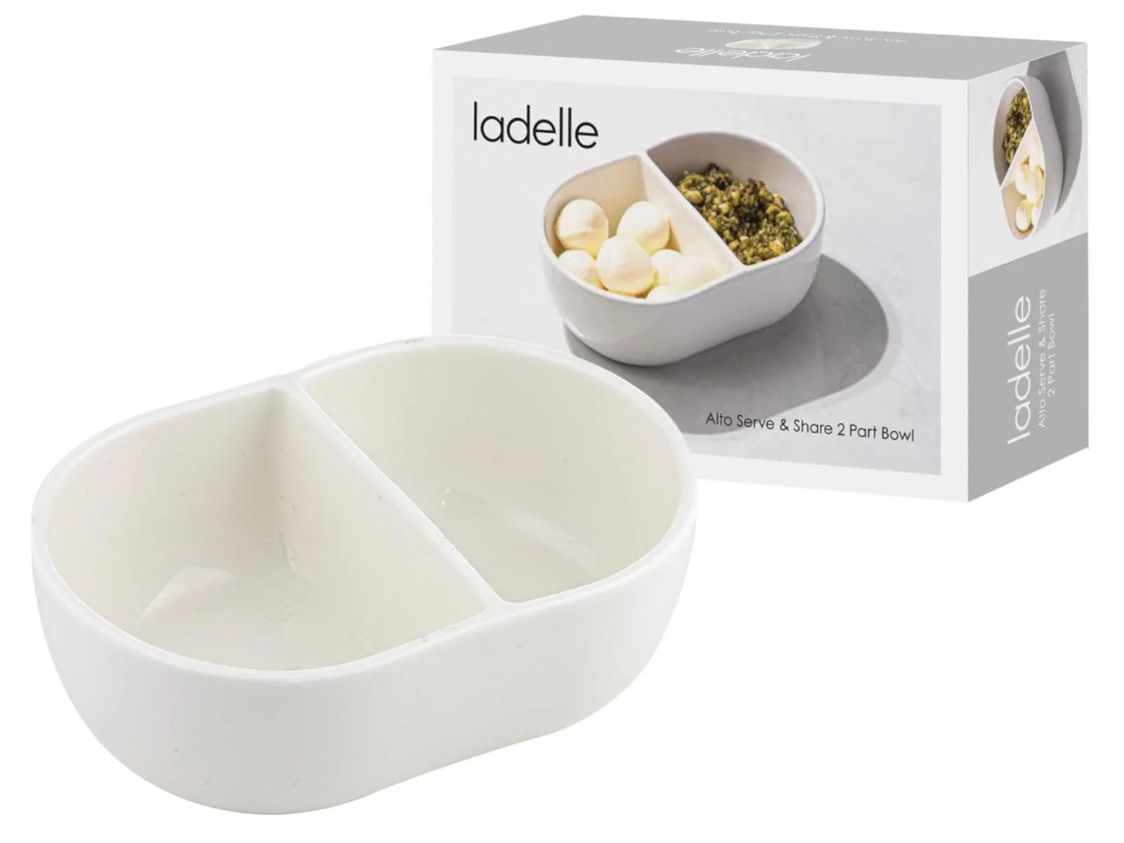 Миска Ladelle Alto Serve & Share 2 шт, белая, фото №3