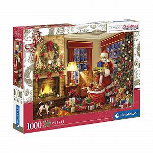 Пазл Clementoni Santa's Visit 81497 1000 деталей 70 x 50 см для дорослих - Фото 1