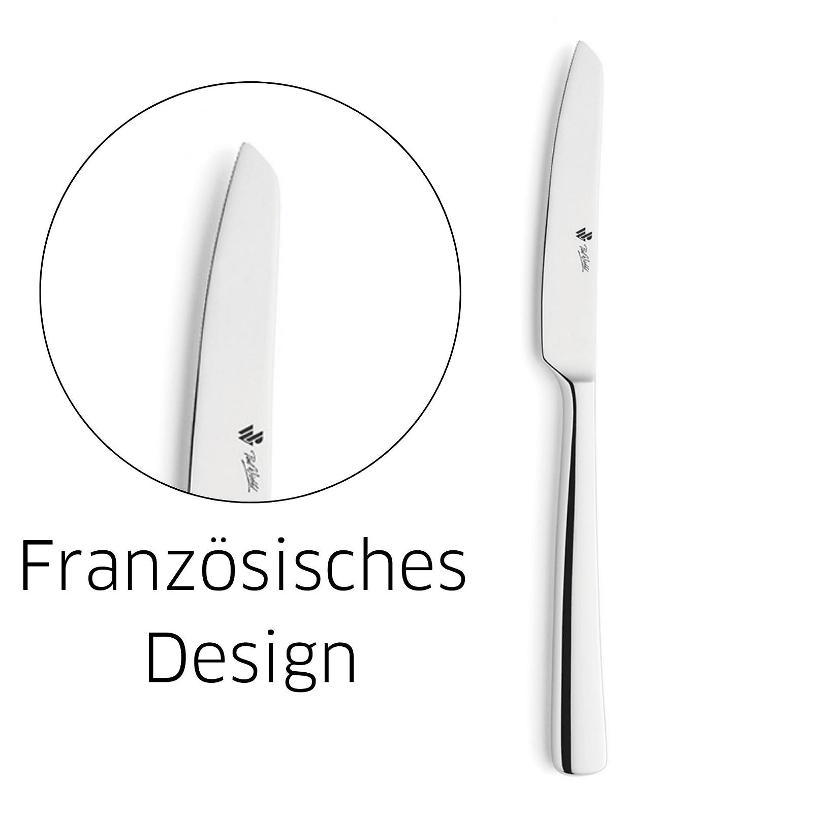 Набір столових приборів Paul Wirths Como 8000 для 6 осіб, 24 предмети, нержавіюча сталь 18/10, полірований, фото №6 Набір столових приборів Paul Wirths Como 8000 для 6 осіб, 24 предмети, нержавіюча сталь 18/10, полірований, фото №6