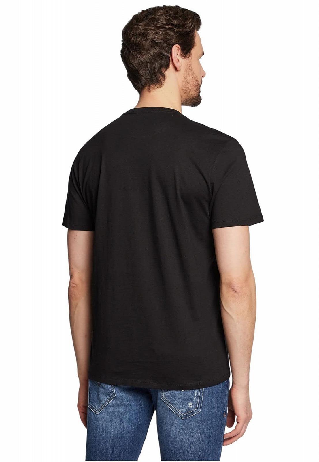 Мужская футболка GUESS - Reflective Logo Tee - Черный - L, фото №3