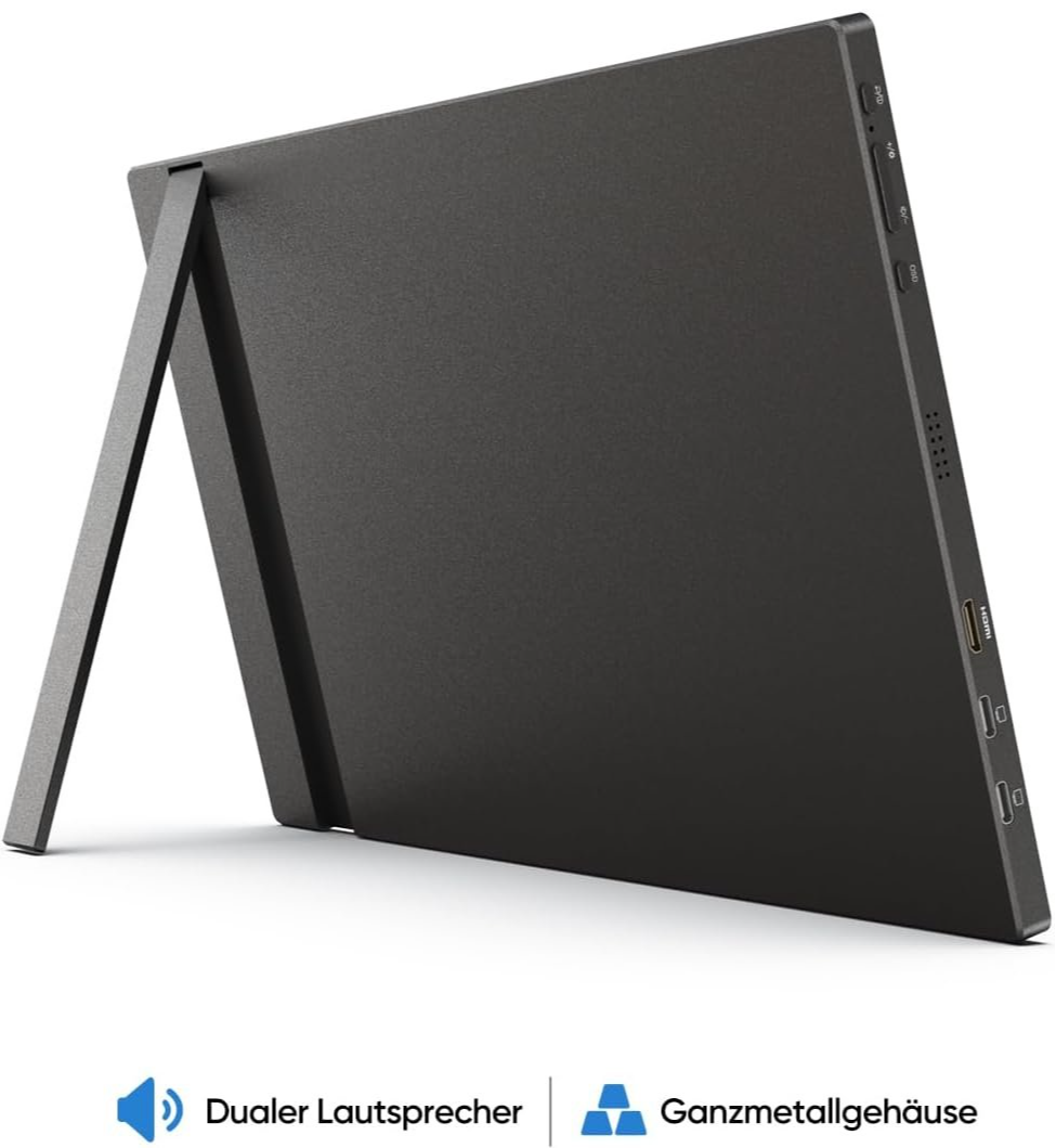 Монітор портативний 16.1" Arzopa G1 Game Full HD IPS 144 Гц, фото №3