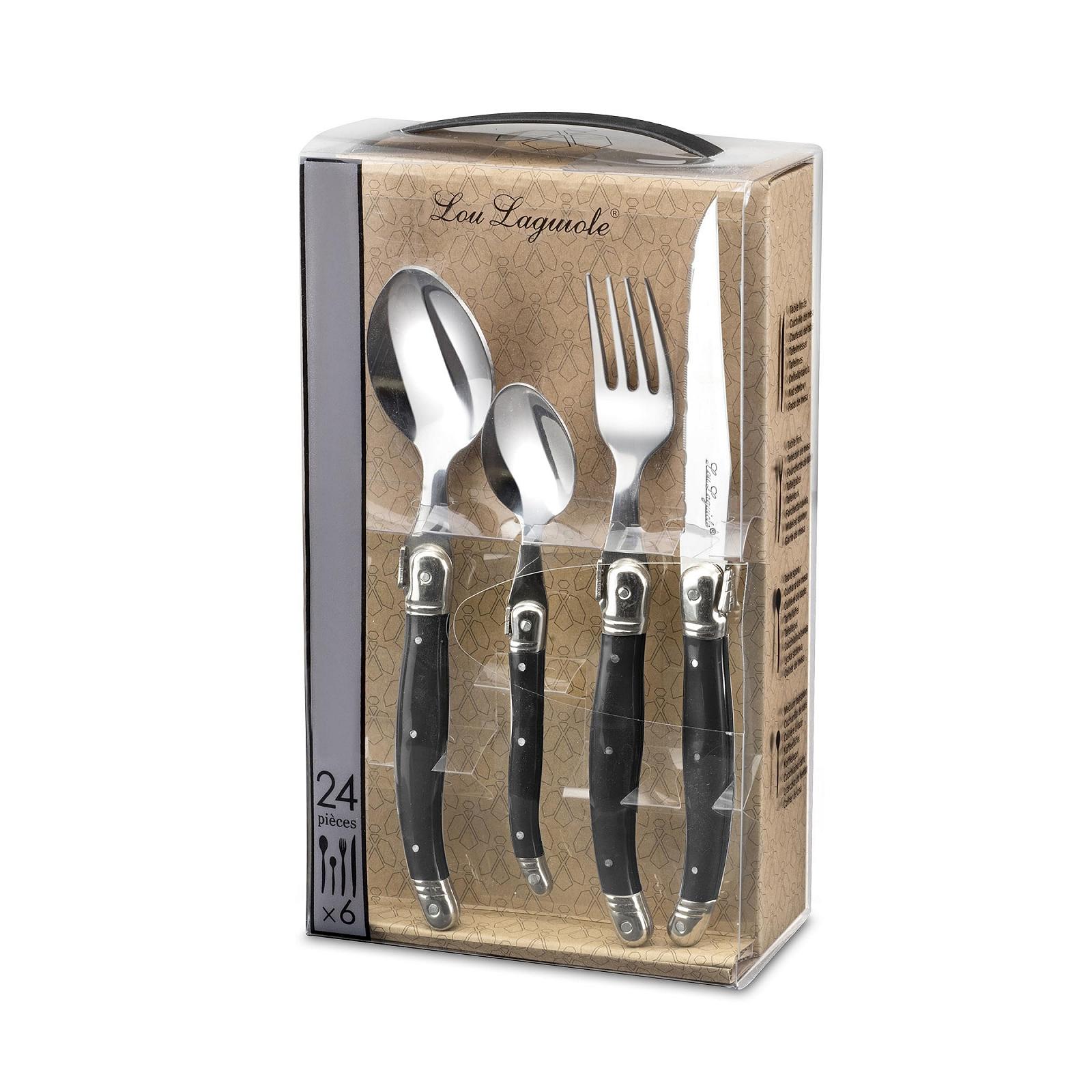 Набор столовых приборов для стейка LOU LAGUIOLE Tradition 24 предмета, фото №6 Набор столовых приборов для стейка LOU LAGUIOLE Tradition 24 предмета, фото №6